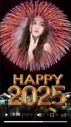 Happy new year capcut templates