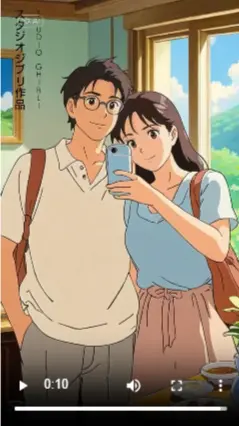 Ghibli Art CapCut Template